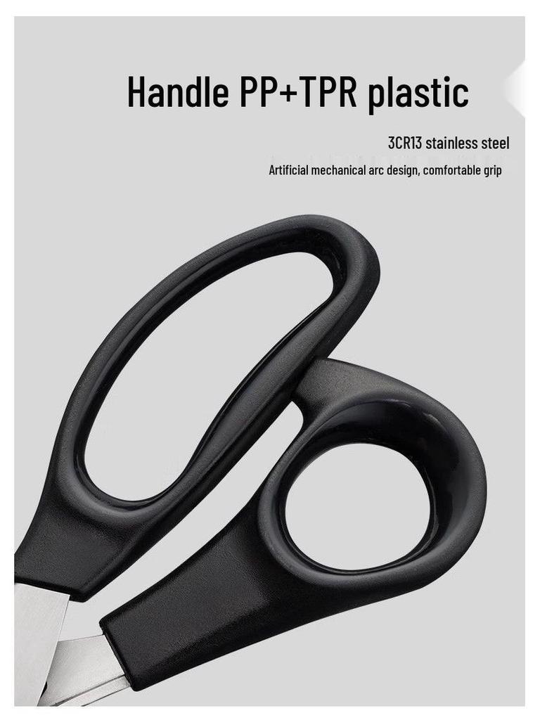 Neue Edelstahl-Spitzen-Overlockschere – Nähfreie Schneiderschere mit Dreieckwellenkante zum Stoffschneiden.