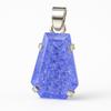 Natural Purple Tanzanite CERTIFIED 40 Ct Sterling Silver Fancy Gems Pendant AI-117-NS
