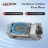 Electronic Fuel Meter Electronic Turbine Flowmeter Diesel Water Liquid Digital Aluminum Alloy 1" 1.5" 2" LCD