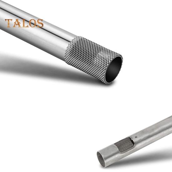 Stainless Steel Grill Burner Tube for Q100 Q1200 Gas Grills 17" Replacement Part 69957/41657 Even Heat Easy Install Gas Grill Flame Tube Replacement