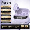 Open Ear Earbuds Clip Bluetooth 5.4 Sports Earphones Digital Display Wireless Headphones Clear Sound Quality For Android iOS  
