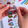 6/12pcs 3D Bubble Stickers Cartoon Engineering Vehicle Various Styles Reusable Children Sticker Toys Birthday Gift for Boys TMZ