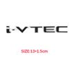 Ivtec I-vtec Letter Badge Car Stickers for Honda 10th Generation New CIVIC Accord Car Logo Modification Rear Trunk Metal Labels GI7
