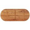 VidaXL Table Top, Tabletop, Replacement Tabletop Living Room Interior, 140x60x2.5 Cm Oval 370091