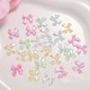 3D Pink Ribbon Bow Nail Accessories - Handmade DIY Wearable