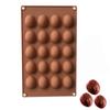 20 Holes Walnuts Nuts Shape Silicone Chocolate Moulds Fondant Pudding Mold Household DIY Cake Baking Tools