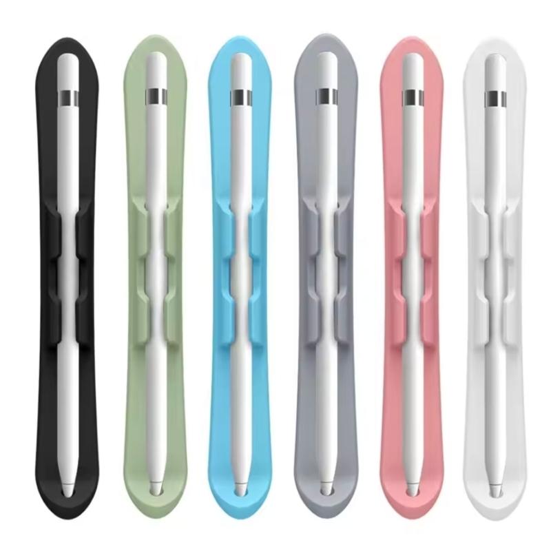 Silicone Pencil Holder Slot With Strong Adhesive Base Perfect For Pencil 1st And 2nd Gen Lightweight And Portable
