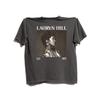 Lauren Hill Album Hudební Tričko Retro Tričko Letní Nové Y2K Bavlna Ležérní Móda Unisex Tričko