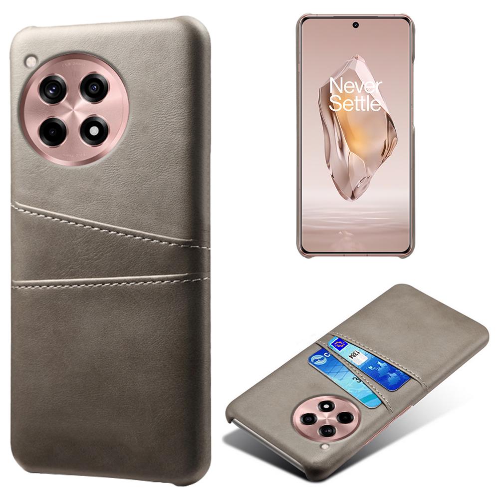For OnePlus Ace 3 5G/12R 5G Case Leather Coated PC Phone Cover with Card Holder