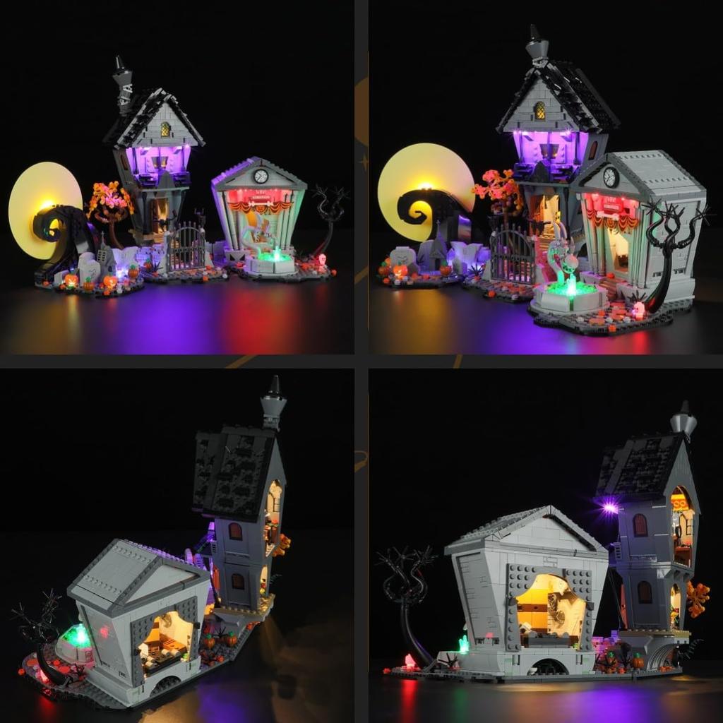 LIGHTAILING Light for Lego-21351 Disney Tim Burton's The Nightmare Before Christmas - Led Lighting Kit Compatible with Lego Building Blocks Model -