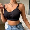 Women's Wire-Free Seamless Bralette, Adjustable Straps Full Coverage Soft Comfort Bra for Daily Wear