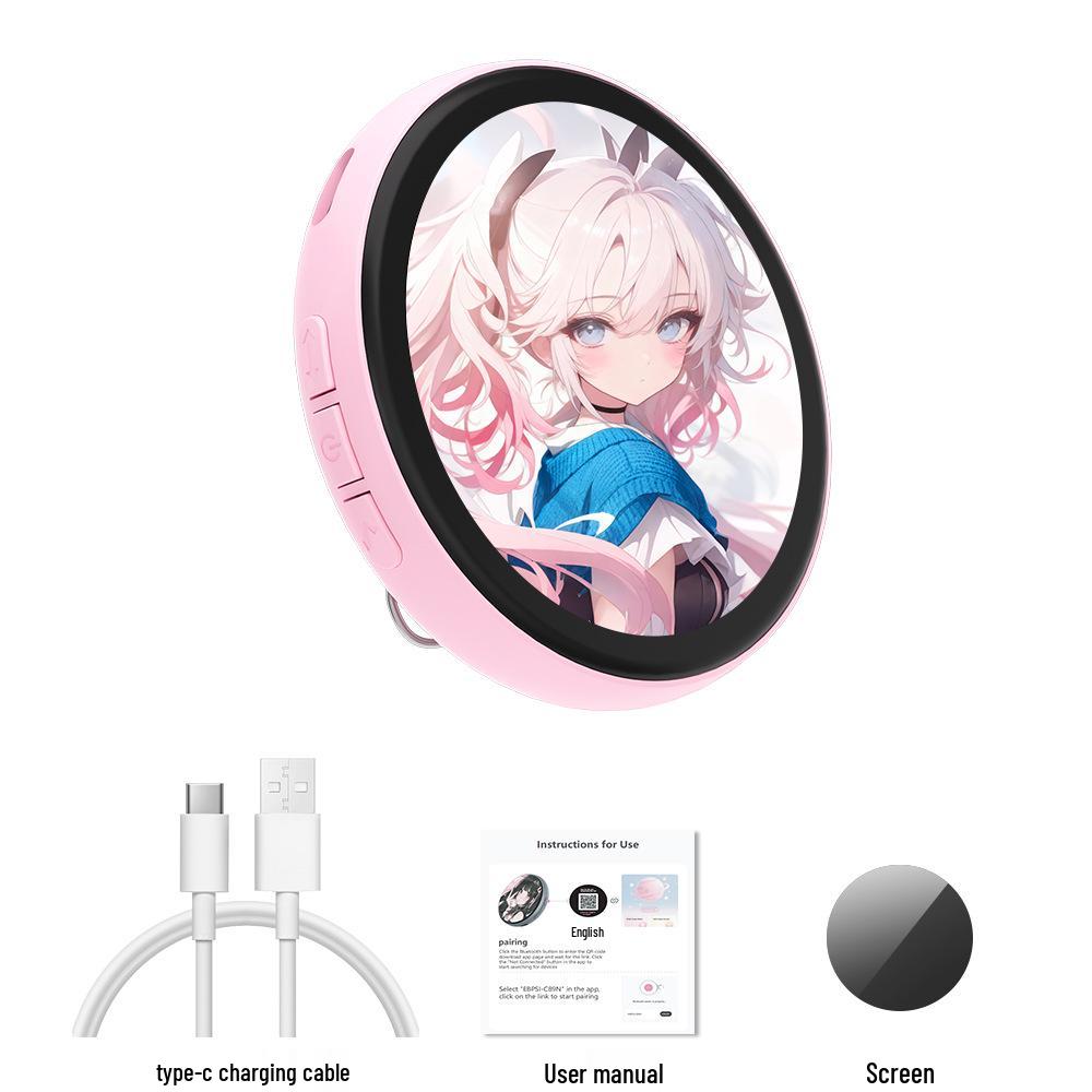 

Cross-border Bluetooth Anime Star DIY Smart Touchscreen Badge Pendant лаванда фіолетовий колір