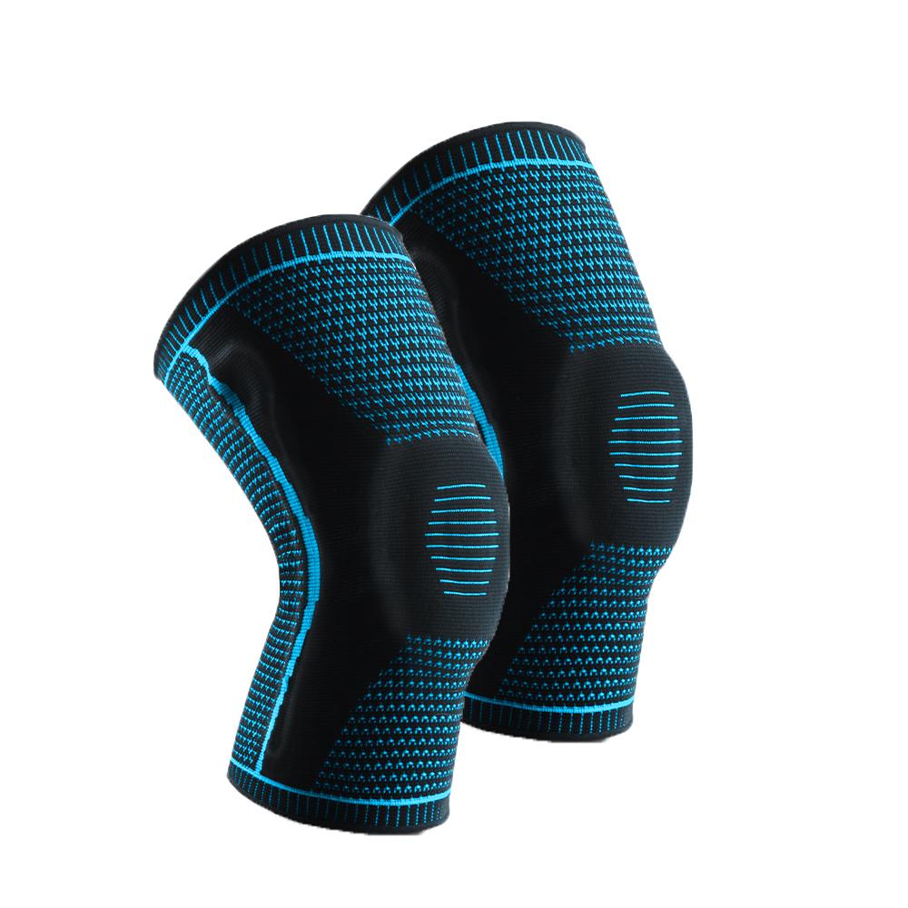 Knee Braces with Patella Strap, Medial Support, Silicone Compression Protection for Meniscus, Running Basketball Knee Pads