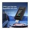 NEUER Typ-C-Tester 4-30V 0-8A Strom-Spannungs-Monitor Schnelllade-Spannungsmessgerät Leistungsmesser mit Ausschalt-Speicherung