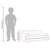 Kids Sofa Blue 70x45x30 cm Velvet
