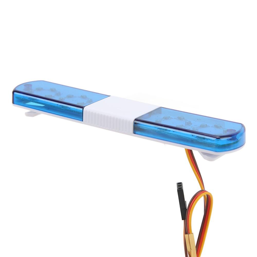Nine Flashing Modes Alarming Light 115mm Light Bar Lamp Durable Alarming Flash Lamp  RC Car