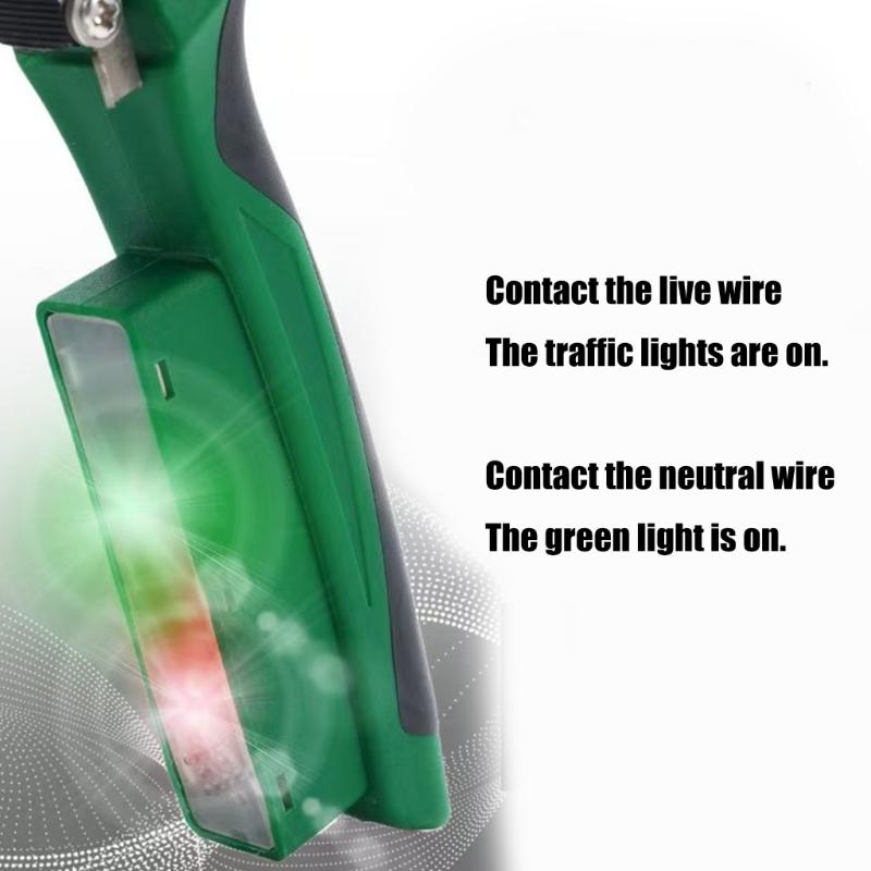 Delicate Electrical Pliers for Safe Wires Stripping Twisting Cutting and Live Wires Detection 12V 250V Alarms