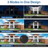 150W Motion Sensor Lights Outdoor for Outside, 15000LM LED Flood Lights Outdoor Wired Dusk to Dawn, Exterior Security Floodlight Fixture Waterproof
