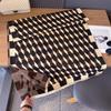 Imitation Cashmere Retro Plaid Pattern Simple Rhombus Pattern Printing Personality High-End Scarf Women