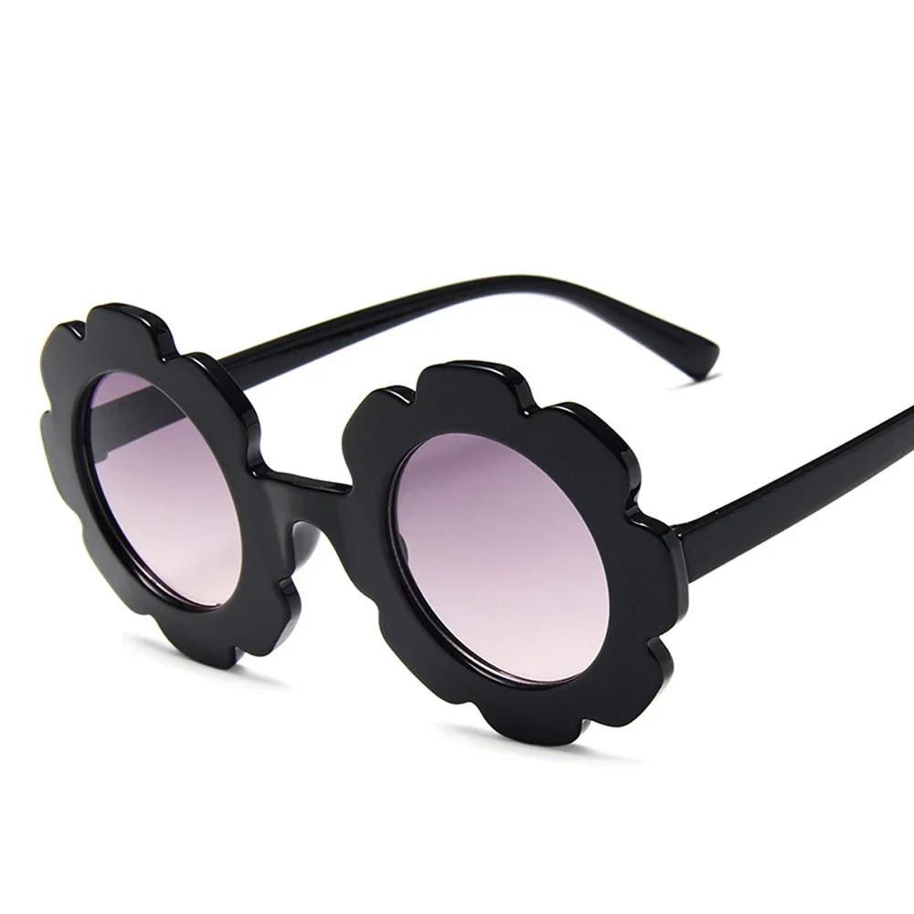 Kids Round Sunglasses Sunflower Design UV400 Protection Cute and Stylish for Boys Girls