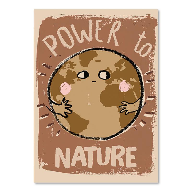 

Nordic Leopard Rabbit Dove Rainbow Apple Funny Poster Wall Art Canvas Painting And Prints Wall Pictures Baby Room Decor 21x30cm No Frame