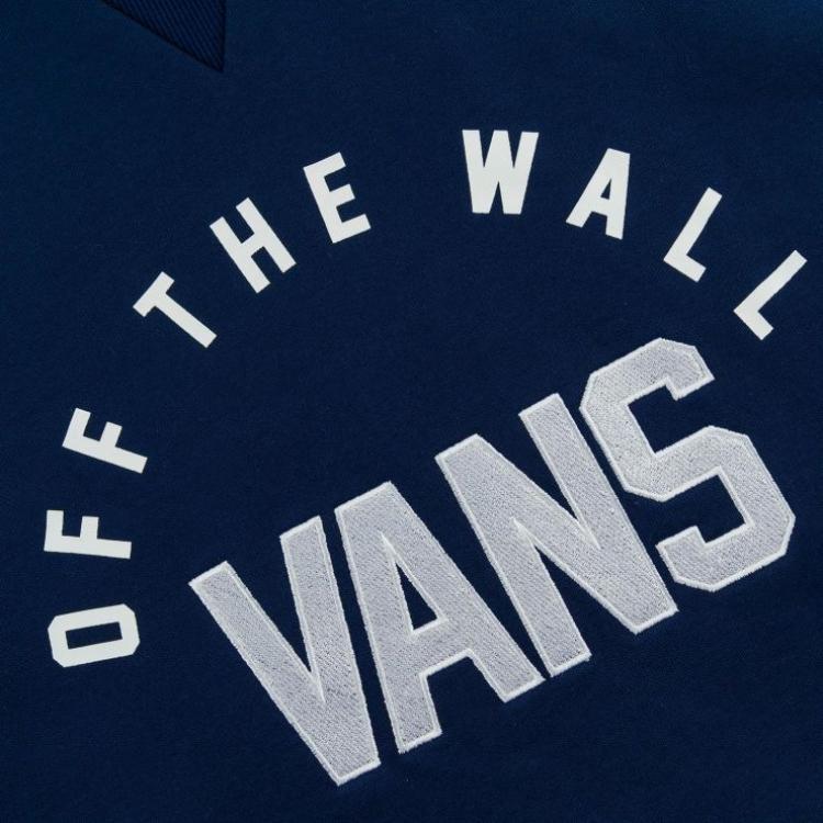 Vans Comfortable Casual Soft Loose Hoodie Unisex hoodies Navy-Blue VN0002EMLKZ