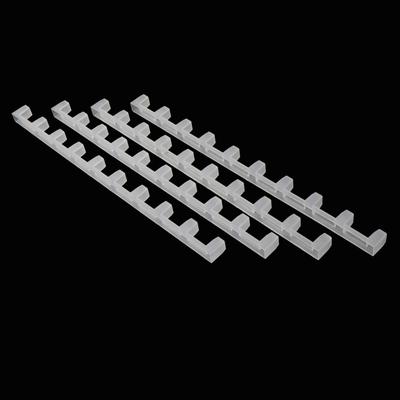 3 Pcs Beekeeping Bees Bar Bee Hive Frame Nest Box Card Strip Avoid Agitation Plastic White Interval 37cm Anti Shaking Beehive