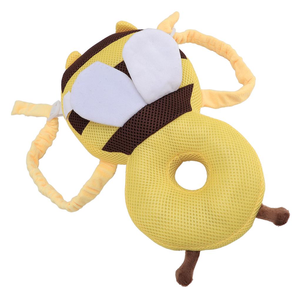Yellow Bee Baby Walker Head Backpack Comfortable Baby Head Pad Portable Toddler Head Cushion for