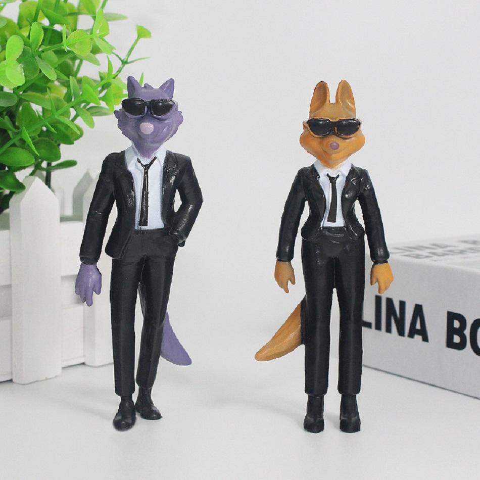 6Pc/Set Anime Movie The Bad Guys Cartoon Figure Pvc Anime Action Figures Model Collection Decoration Toy Doll Kid Christmas Gift