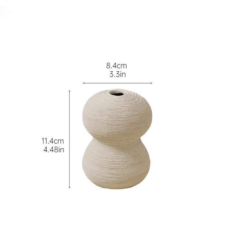 

Creative Ceramic Small Vase Ornament, Living Room Flower Arrangement, Home Entrance Dining Table Retro Art Decoration