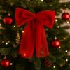 Decorative Bow Knot Baubles Exquisite Bow Hanging Ornaments Xmas Trees Pendant  New Year