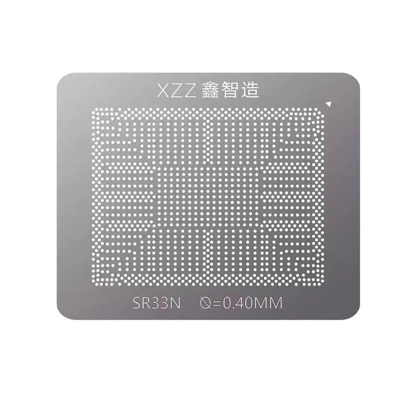 XZZ BGA Reballing Schablone für Laptop CPU SLJ8E A12X BD82HM55 M2 CXD90060GG SR15F A1990 A1707 Direktheizung BGA Vorlage