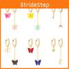 Trendy Butterfly Design Earrings Chic And Unique Street Style Fashion Accessories