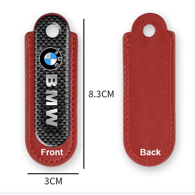 For BMW 1 2 3 4 5 6 7 Series X1 X3 X4 X5 X6 X7 F30 E36 E46 E60 F10 Car Carbon Fiber Key Chain Key Ring Decorative Accessories