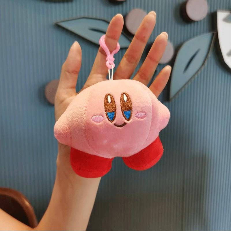 Adorable Kirby Smile Plush Keychain Cute Cartoon Animal Toy With Soft Pp Cotton