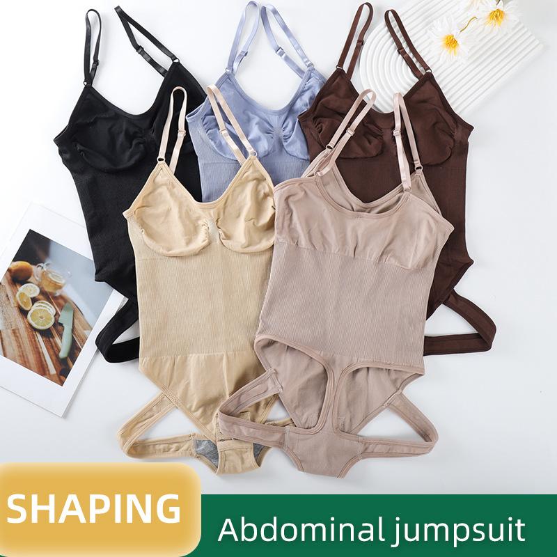 Shapewear Body med Mavekontrol, Taljeformning, Bryststøtte, Stropper, Løft af Balder, Maveopstramning, Ét-delt Top til Kvinder