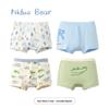 Niduoxiong Toddler Boys' Cotton Boxer Briefs (4-Pack)