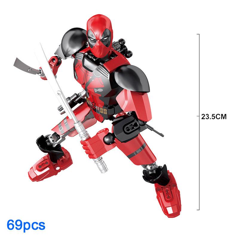Marvel Avengers Minifigure Joints Operable Building Blocks Kids Toys