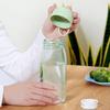 Cute plastic water cup for women, portable summer water cup, multifunctional fruit tea cup