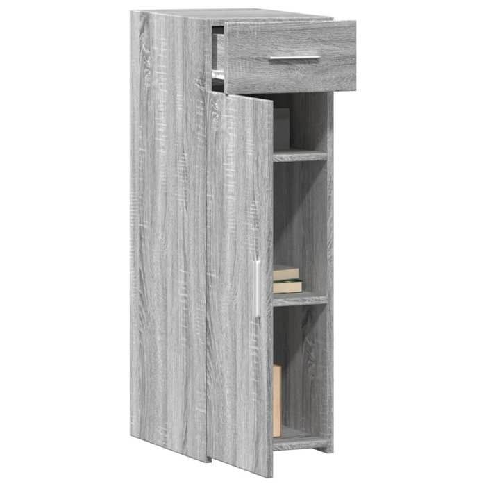 VidaXL Buffet sonoma gris 30x42,5x93 cm bois d'ingénierie 846276