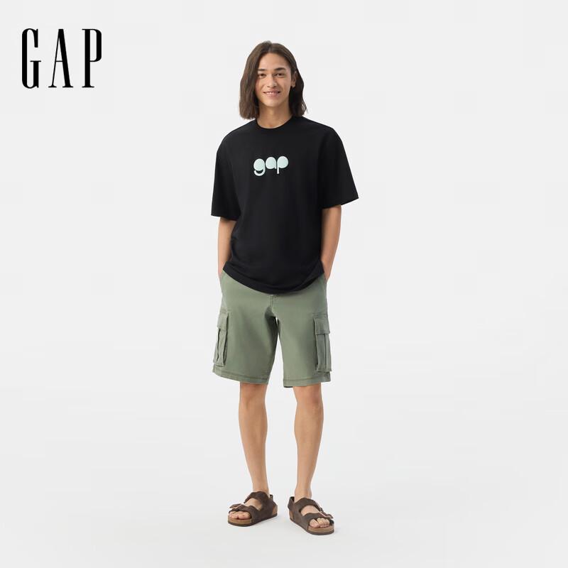 Gap Unisex 2025 Summer Bubble Print Logo T-Shirt