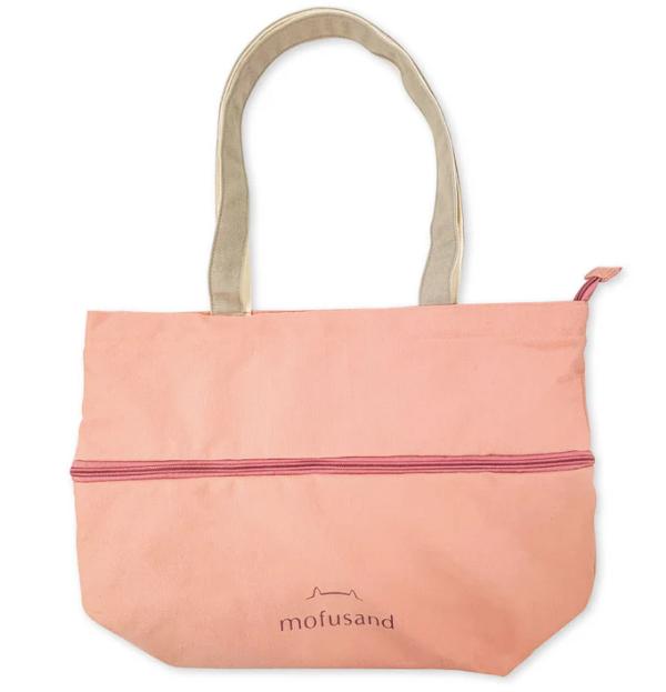 Mofusand Stretchable Tote Bag L Size ( Pink ) Japan NEW
