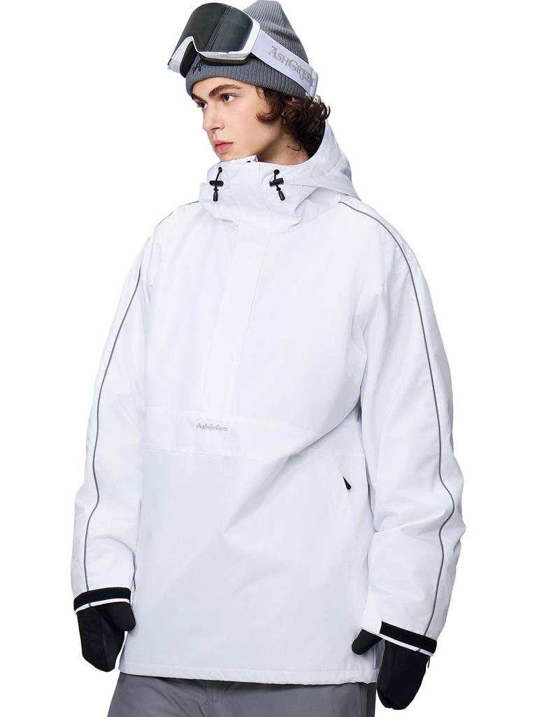 Ash Greem Snowboard Water Resistant and Size Snowboard Ski Wear Jacket, Pullover, (12,000mm), Men's Women's, AGJ-1236 TW091, L, Snowwear, Wear,