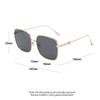 2PCS New Fashion Beach Gradient Sunglass Lady Retro Shades Eyeglasses