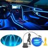 5M Car Interior Led Strip Light Neon EL Wiring Decorative Lamp For Auto DIY Flexible Ambient Light USB Party Atmosphere Diode