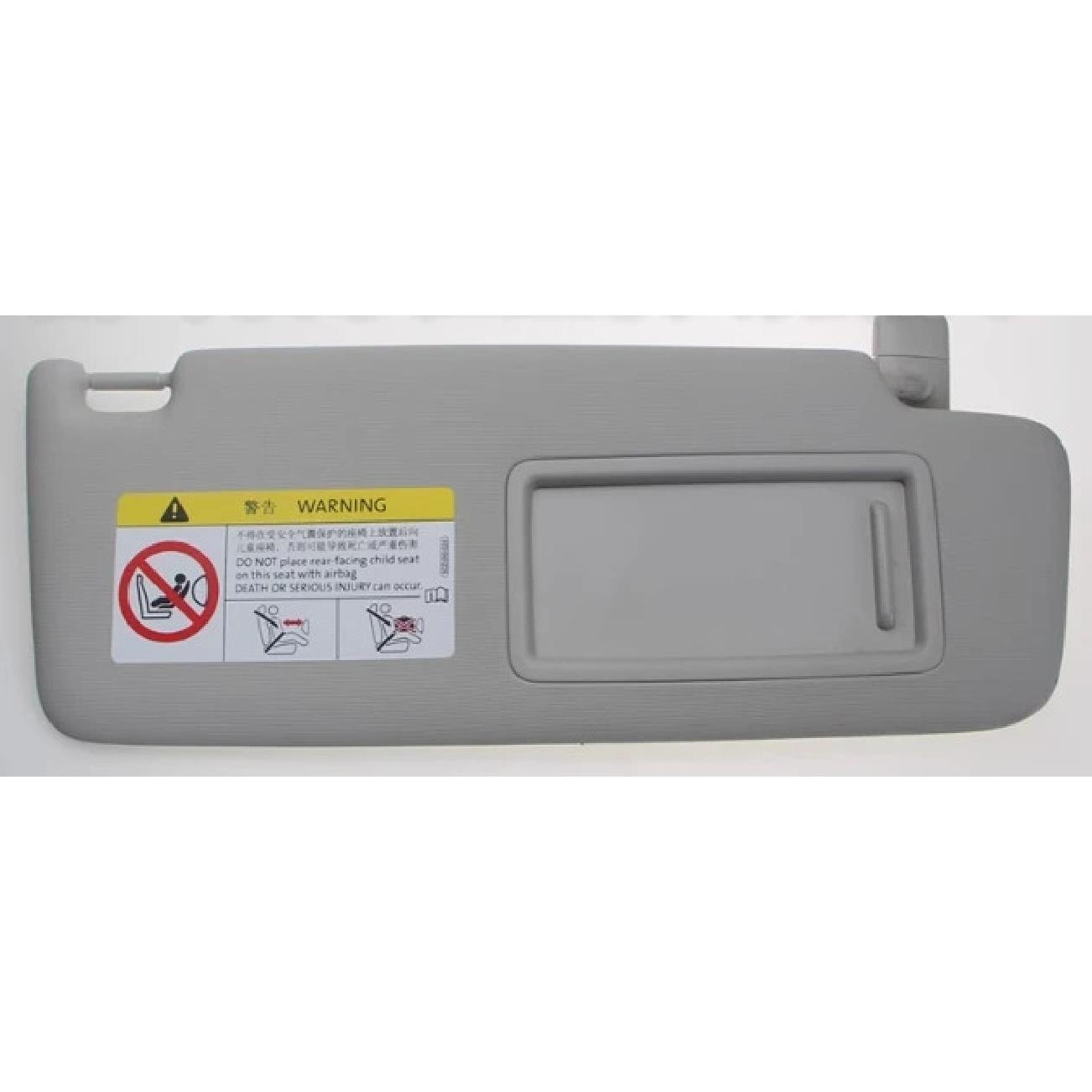 

Sun Visor with Makeup Mirror Beige Grey for VW BORA 2016- Jetta 2016- Magotan 2017- CC - Grey Jetta 16-21 RH