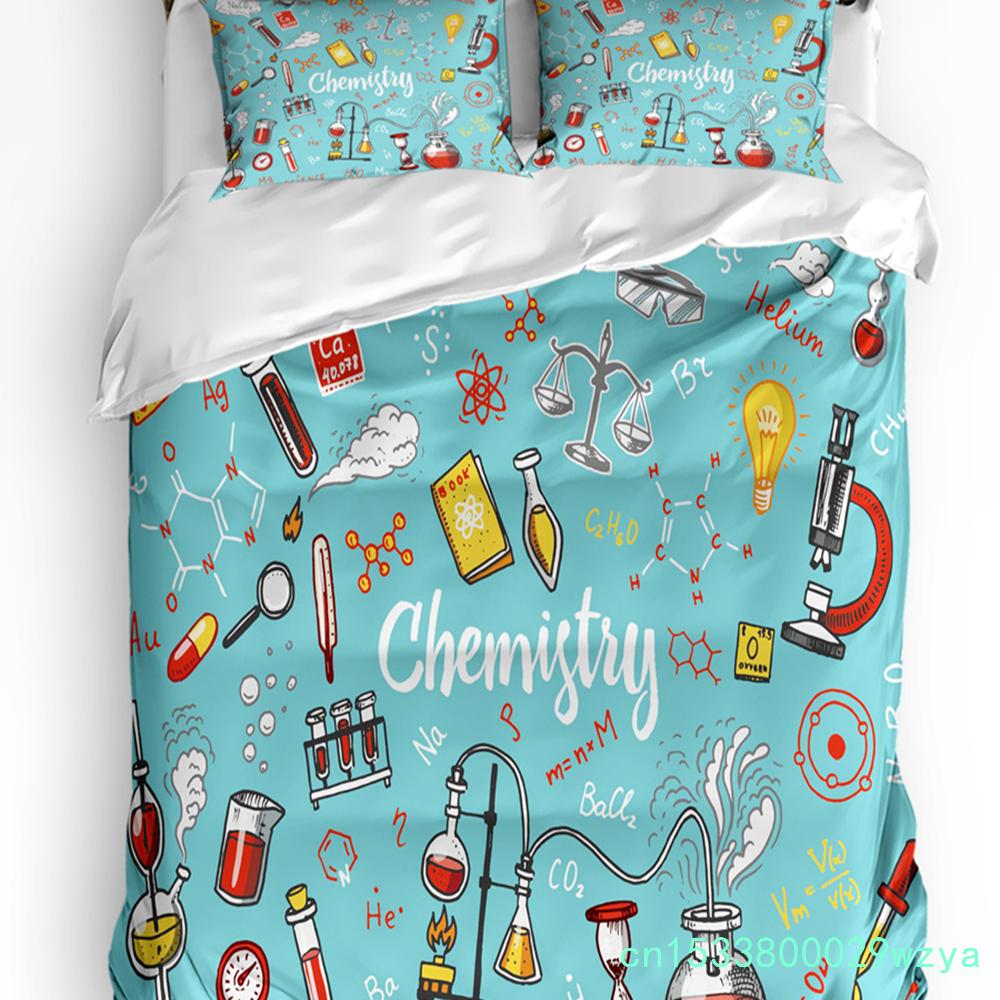 Periodic Table Of Elements Duvet Cover Bed Bedding Set Home Textile Quilt Cover Pillowcases Bedroom Double Bedding Set No Sheet