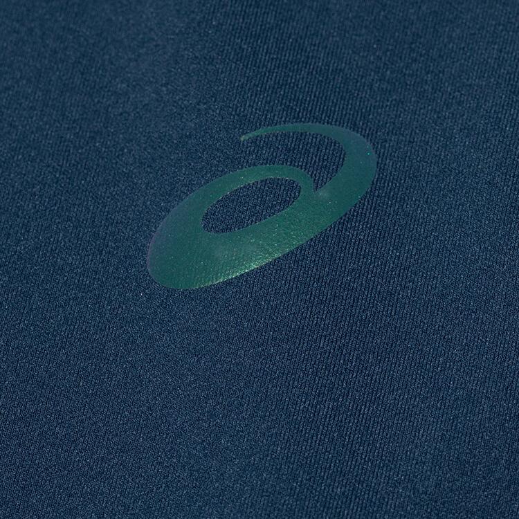 Asics Round Neck Breathable Casual Sports Short Sleeve Raglan T-Shirt Women Tops Dark-Blue 2032D041-400