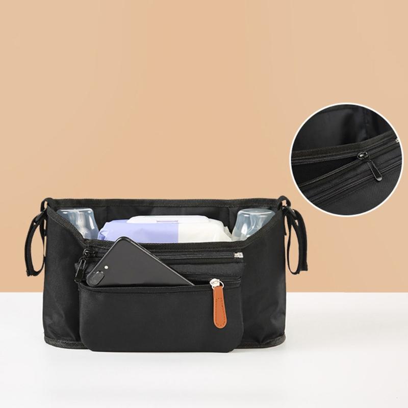 Baby Stroller Bag with Separate Pocket Diaper Bag Waterproof Mommy Travel Bag Maternity Organizer Bag