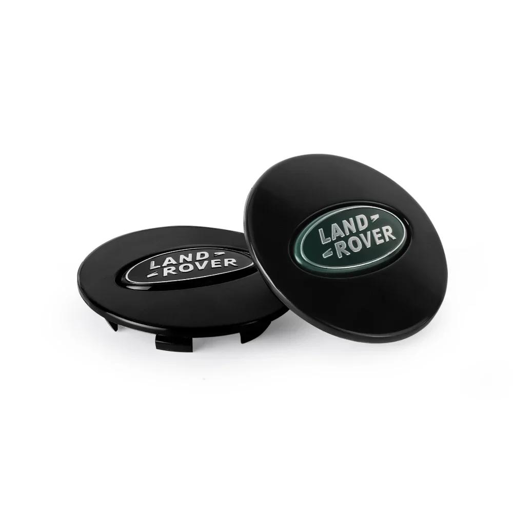 4 Stück 62mm Auto Radnabenkappe Nabenkappe Emblem für Land Rover Freelander L462 Sport L319 Range Evoque Discovery Autozubehör XSS1